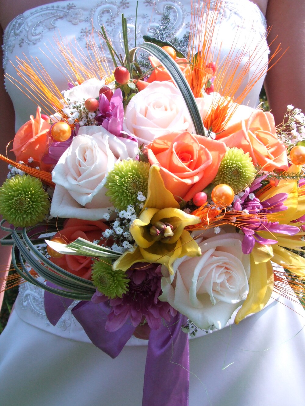 handmade spring wedding bouquets