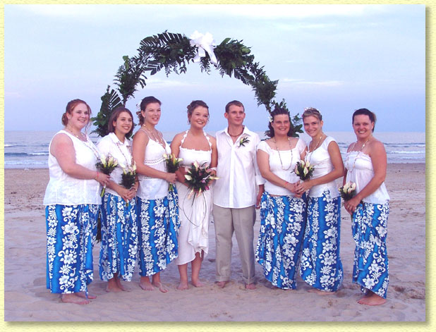 island wedding attire